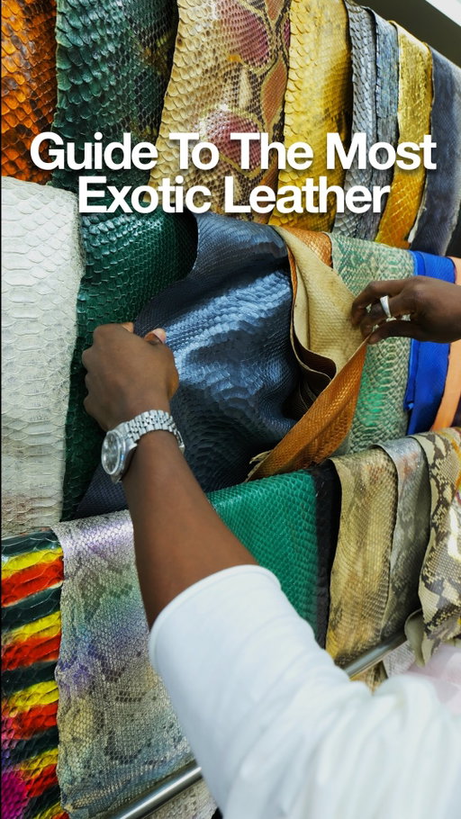 Exotic leather is not about being loud.
It is about restraint.

Used well, it adds depth, texture, and long term value to a product. Used poorly, it becomes decoration.

The difference is not rarity.
It is judgement.

Comment “luxury materials” and we’ll share our guide.

#CreaseGroup #LuxuryMaterials #ExoticLeather #LeatherEducation #ProductDevelopment