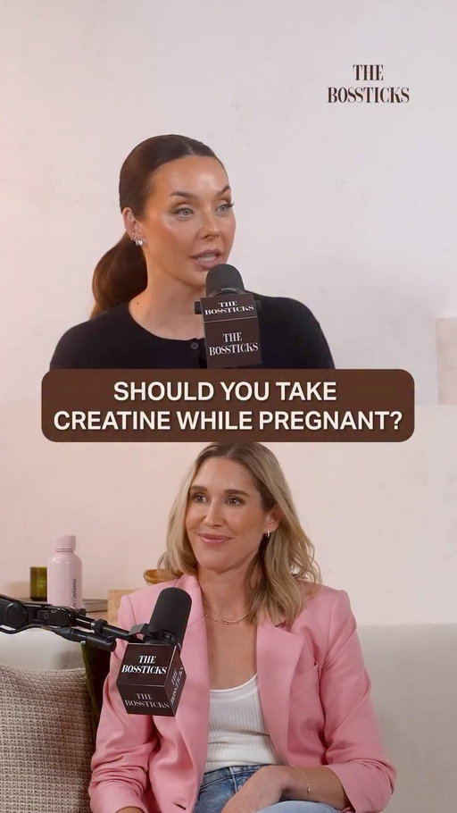 Have you taken creatine while pregnant? And if not, would you?  We ask Victoria co-founder of @perelelhealth in today's show.

#womenshealth #ad #dearmediapartner