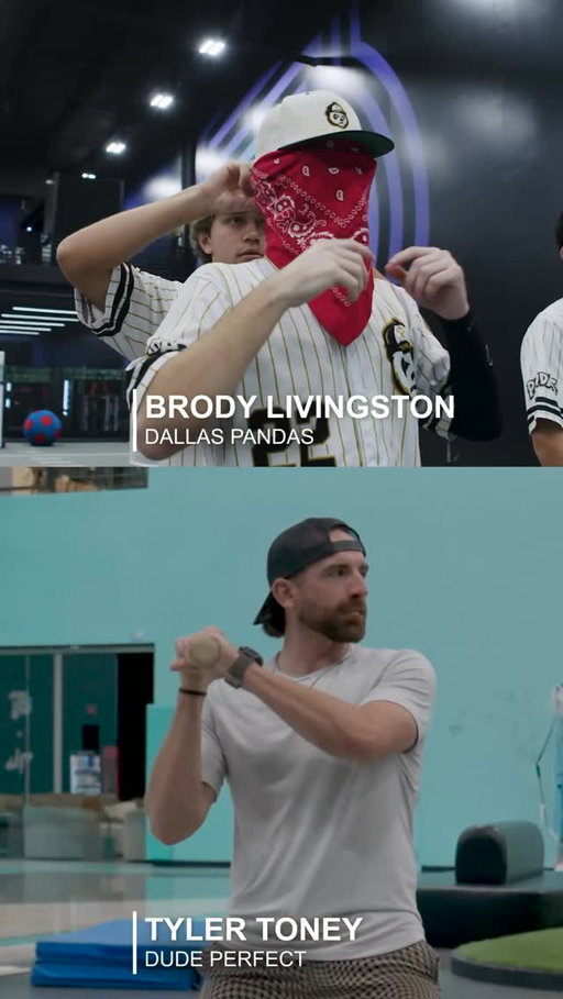 Blindfolded pitcher vs. @tylerntoney 🐐

Part 2…