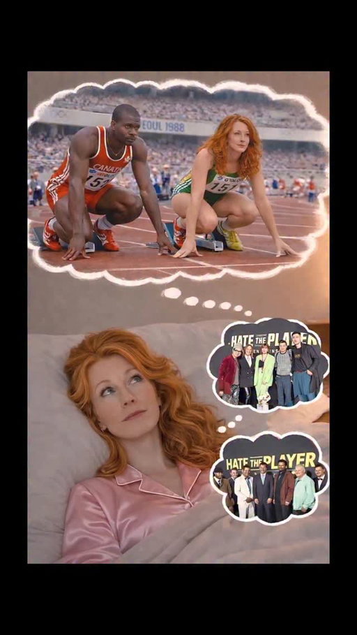 I vividly recall the 1988 Summer Games where Ben Johnson broke the record for the 100m final, like it was yesterday.

Despite that it was my mother's birthday,  there I was crouched beside Ben, embroiled in the excitement, flabbergasted at his astonishing start and his unbelievable record-breaking speed, and then in a blink of my eye, the sight of Ben pointing skywards as he tore across the finish line. 

Okay.. maybe, I have a vivid imagination and I wasn't actually there in person, but I was crouched in front of the TV and that still counts!

I was there in spirit and living vicariously along with many other proud Canadians.  I also remember watching the news just 3 days later in the university cafeteria - and discovering that Ben had plunged from hero to zero  and was stripped of his medal in disgrace. Ben was splashed across media outlets and painted as a villain and a cheater. I was utterly crestfallen.

In Hate The Player: the Ben Johnson story, a six-part miniseries starring Canadian actor Shamier Anderson as Ben, (fitting that they  are both Scarborough boys)  we'll take a deep look into the rise and fall of the infamous Canadian sprinter, the systemic use of drugs in sports, and how he went from G.O.A.T. to scapegoat in this eye-opening mockumentary,  Ben tells his side of the story  in this playful comedy about what has been dubbed " the dirtiest race in history."

Our Pink Dreams Team was at the premiere in top form serving up red carpet glam, engaging interviews, and enjoying a private screening. 

Meanwhile, I was at home  horizontal, fraught with fomo, heating pad chic with muscle relaxers, questioning my life choices, all while trying to fend off the insistent advances of a cold as I was going down for the count.

Luckily, for the rest of us who missed it, Hate the Players is streaming NOW on Paramount+ Canada!

Hate The Player has a supporting cast of top notch comedic talent, including Andrew Phung, "King Bach" Karen Robinson, Mark McKinney, Ennis Esmer, Kristian Bruun & Malaika Hennie Malad.

Ben Johnson quote from interview with @mrwillwong
Photo credits: @megasdream

#HateThePlayer
#Paramountplusca
#StreamingNow
#BenJohnson
#memories