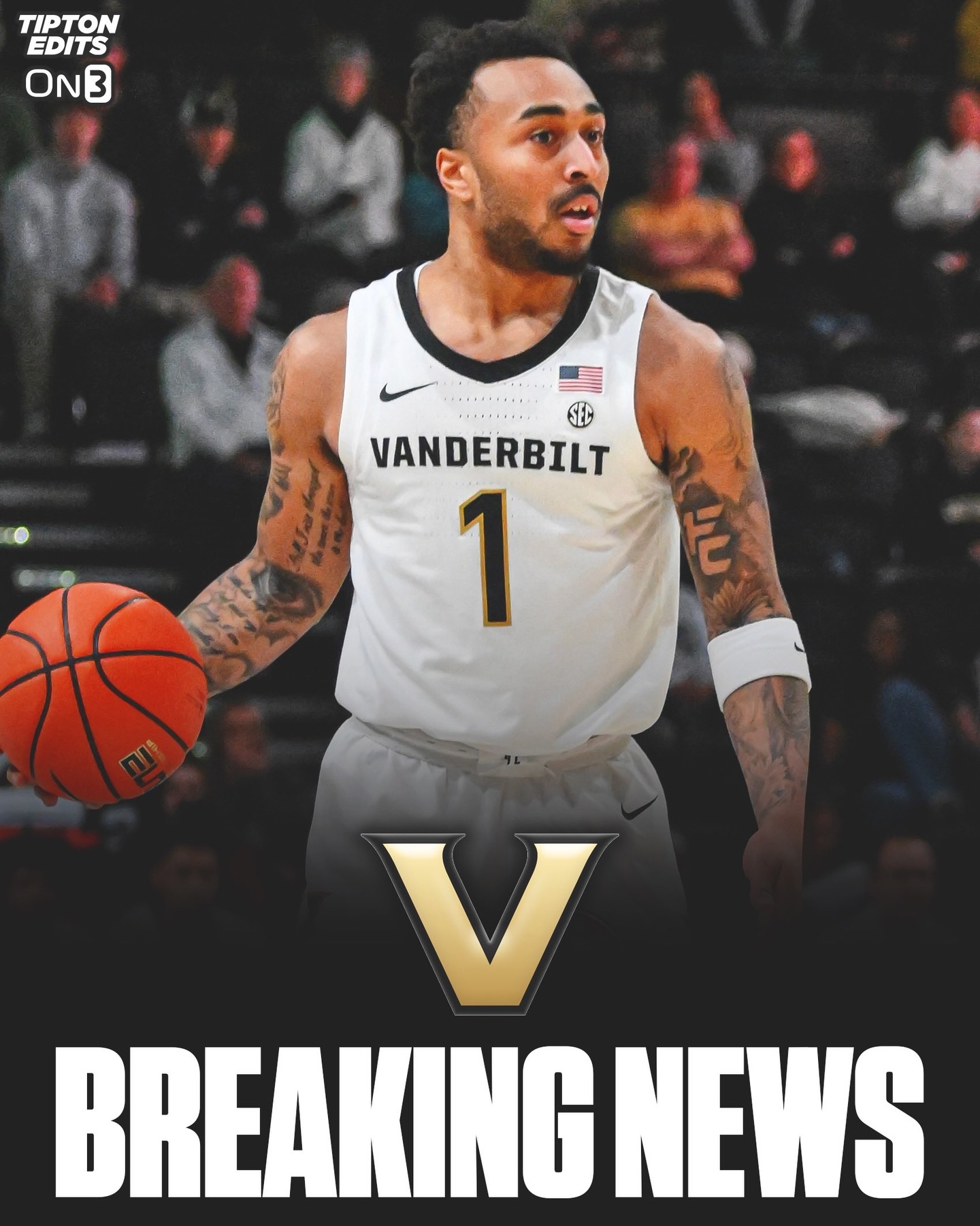 Vanderbilt guard Frankie Collins will enter the @TransferPortal, he told @On3.   The 6-1 senior will need a medical hardship waiver to play his sixth season of college basketball. Averaged 7.8 points, 4.2 rebounds, 4.7 assists and 2.4 steals this season at Vandy before a knee injury ended his year. 

Collins has made previous stops at Michigan, Arizona State, and TCU.