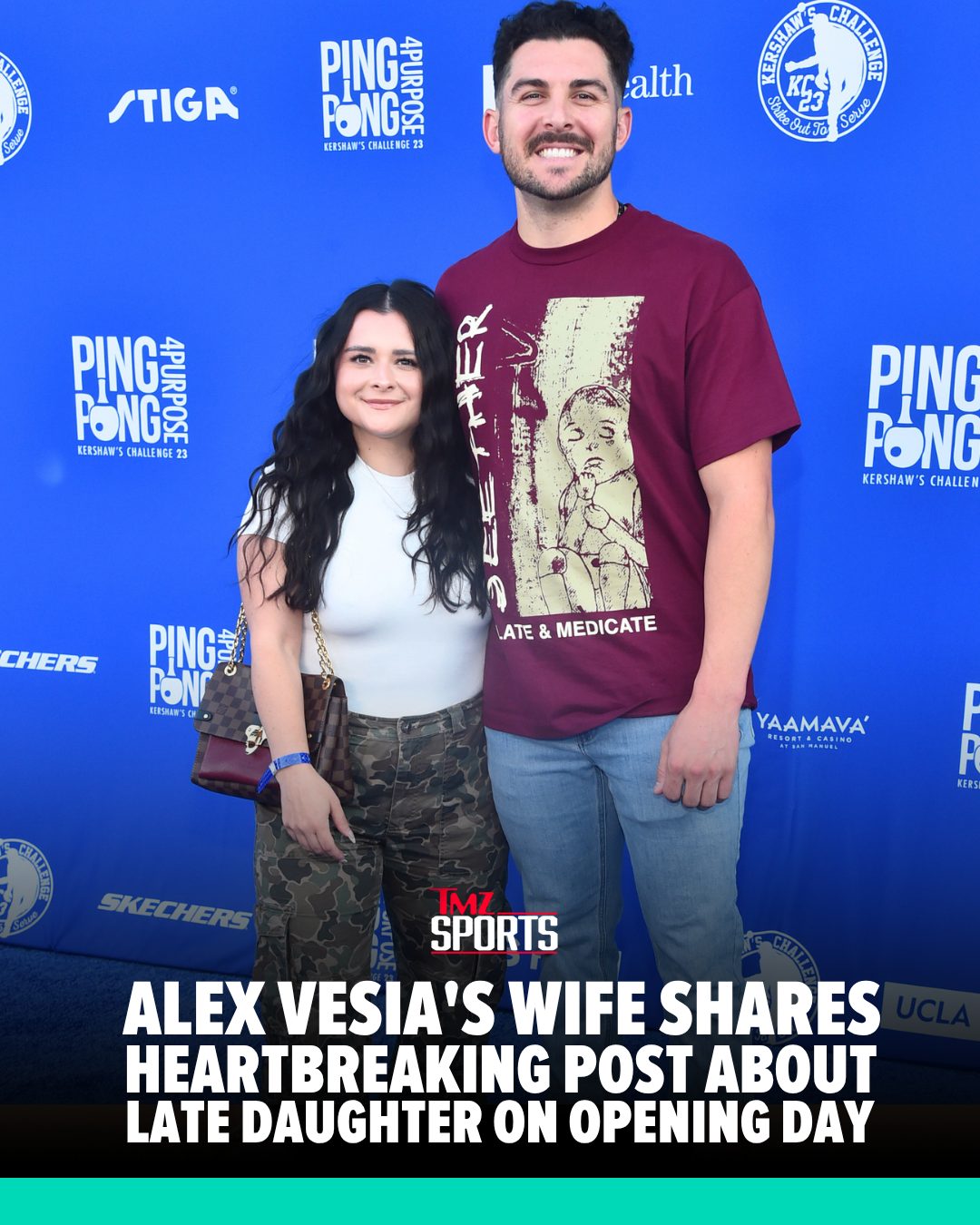 💔 Opening Day was emotional for Alex Vesia and his wife Kayla Vesia — who called it “bittersweet” while honoring their late daughter at a Los Angeles Dodgers game.

More at link in bio.