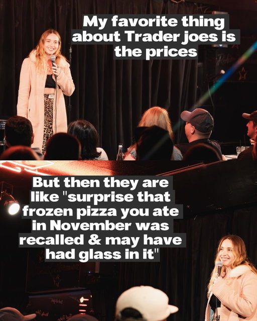I love foreign objects in my fried rice 🫠the recalls are constant - I’ll be @thecomedystore tonight @ 11pm #SHENK 📸 @vancorona