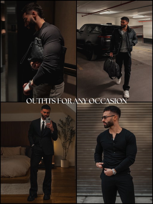 Outfits for every occasion.
Because how you show up matters just as much as where you’re going.
From casual to refined, every look is intentional