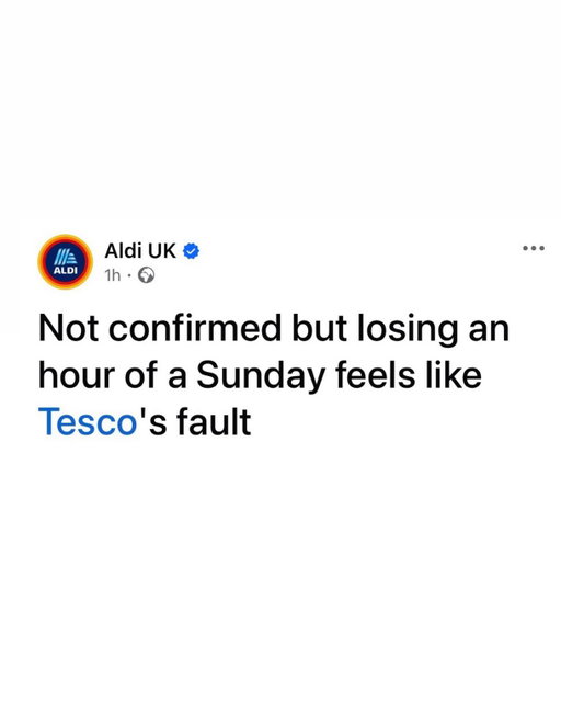 Wouldn’t be surprised if @waitrose were involved either