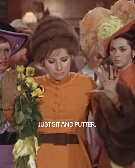 Shut the haters down with song.

Barbra Streisand in FUNNY GIRL.