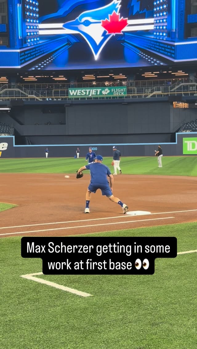 If the Blue Jays need a little help at first, it looks like Mad Max has them covered 😂