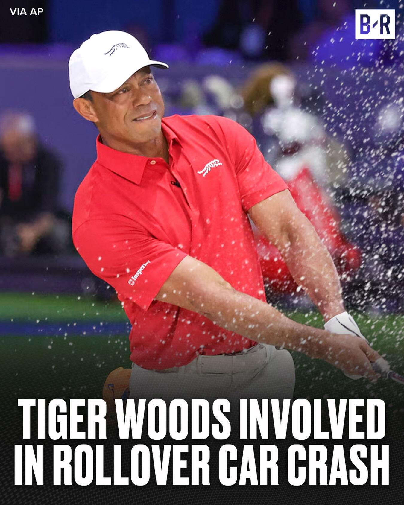 Tiger Woods was involved in a rollover car crash on Friday, the Martin County Sheriff’s Office has told media outlets.

Authorities say the rollover crash occurred just after 2 p.m. not far from where Woods lives in Jupiter Island. There were no other details, though CBS 12 cited a source as saying there were no serious injuries.