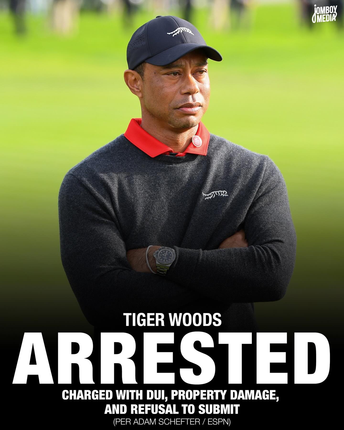 Tiger Woods has been arrested and charged with DUI after a rollover crash in Florida
