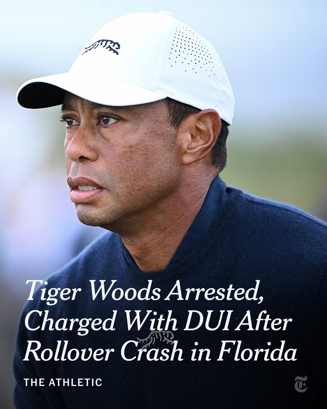 Tiger Woods was arrested after being involved in a two-vehicle crash on Friday in Jupiter Island, Florida, the Martin County Sheriff’s Office confirmed. 

When officers reached the scene of the crash, Woods exhibited “signs of impairment,” officials said in a news conference. After conducting roadside tests, Woods was placed under arrest and was charged with DUI with property damage and refusal to submit to a lawful test.

A truck driver noticed Woods' Land Rover approaching from behind at a high rate of speed, officials said. The driver tried to move out of the way, but the road was narrow. Woods tried to swerve to avoid a collision, but clipped the trailer, and his Land Rover turned over onto the driver’s side. Neither driver was injured in the crash. In 2021, Woods was also involved in another rollover crash. 

Read more at the link in our bio. Photo by Andy Buchanan/Agence France-Presse — Getty Images