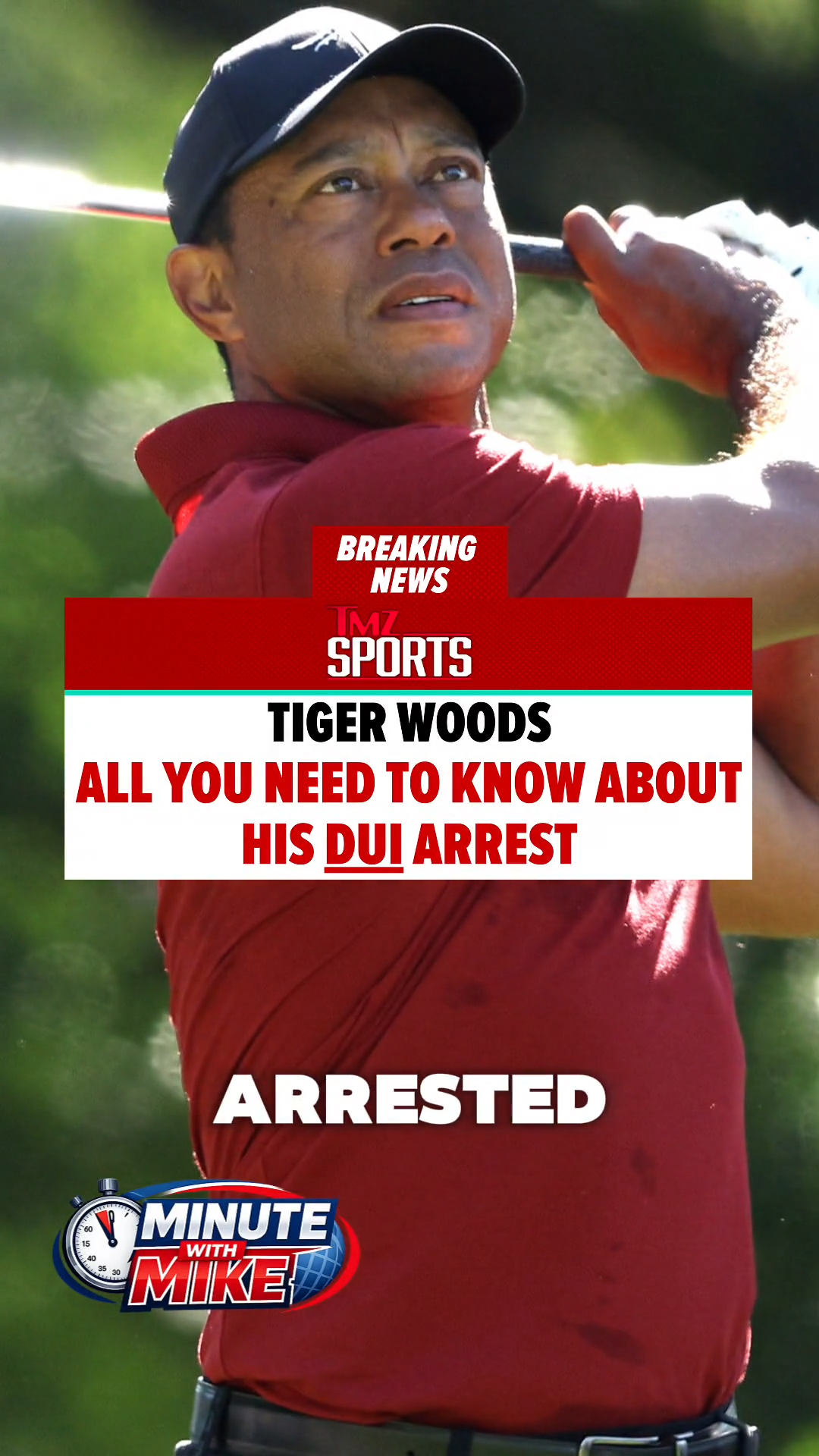 Everything you need to know about Tiger Woods’ DUI arrest this afternoon.