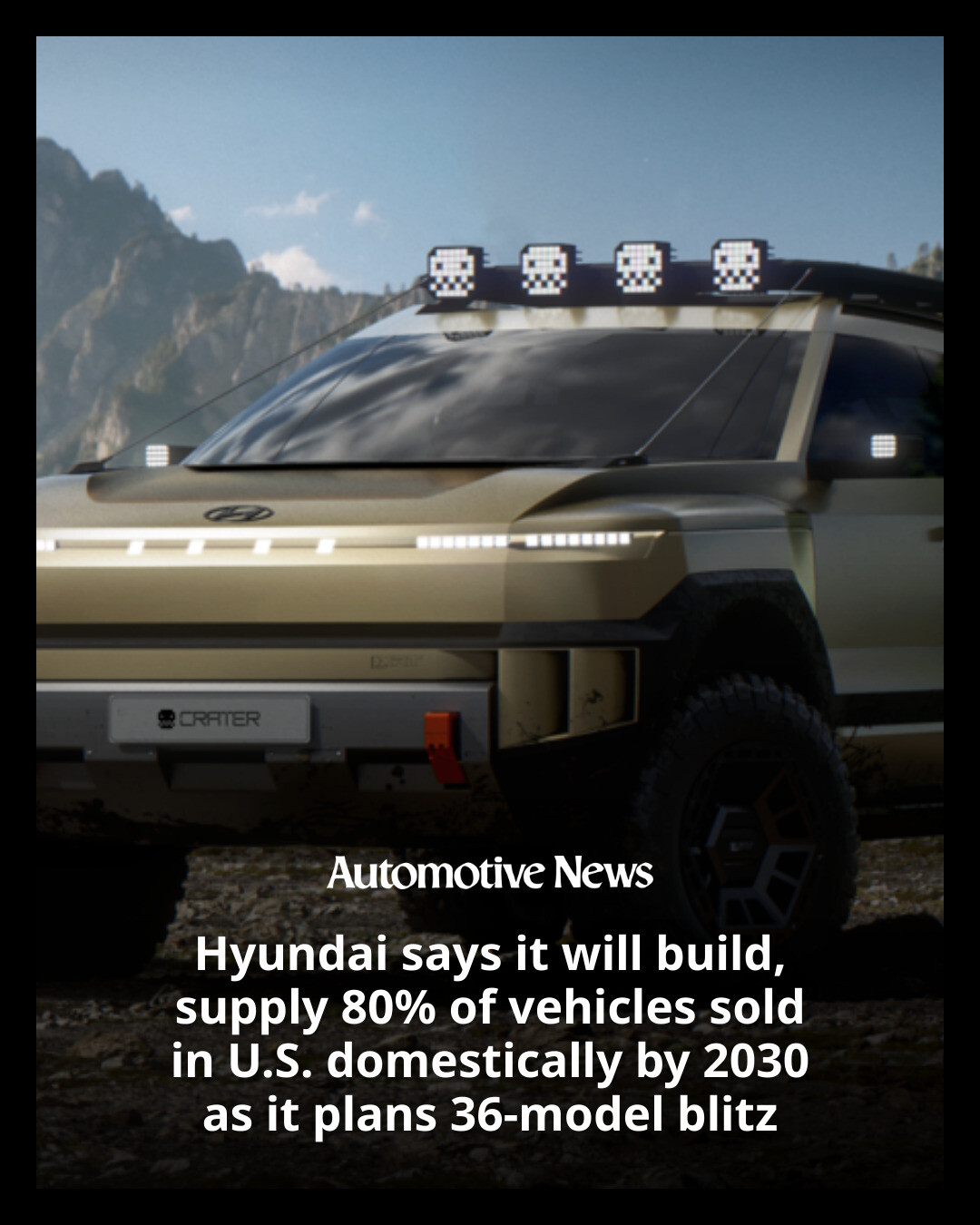 Hyundai is quickening its march to becoming a full-line automaker that builds most of its North American lineup with a majority of parts that are made in the U.S.

At the company’s annual meeting in South Korea on March 26, Hyundai Motor Co. CEO Jose Muñoz told shareholders that the automaker’s goal by 2030 is to build 80 percent of the vehicles it sells in the U.S. domestically and assemble those vehicles with about 80 percent U.S. supply chain content.

About half of the vehicles Hyundai sold in the U.S. last year were built here, according to AutoForecast Solutions. While Hyundai declined to comment on the current percentage of vehicles sold in the U.S. that are built in the country, it said about 60 percent of its parts are sourced from the U.S. today.

#Hyundai #automotive #autoindustry