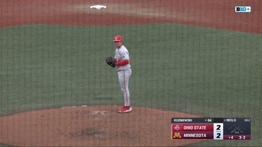 In today’s game against Minnesota, @kuzniewski4 struck out a career-high 🔟 batters! Here’s a look at a few of his punch-outs! 

#GoBucks