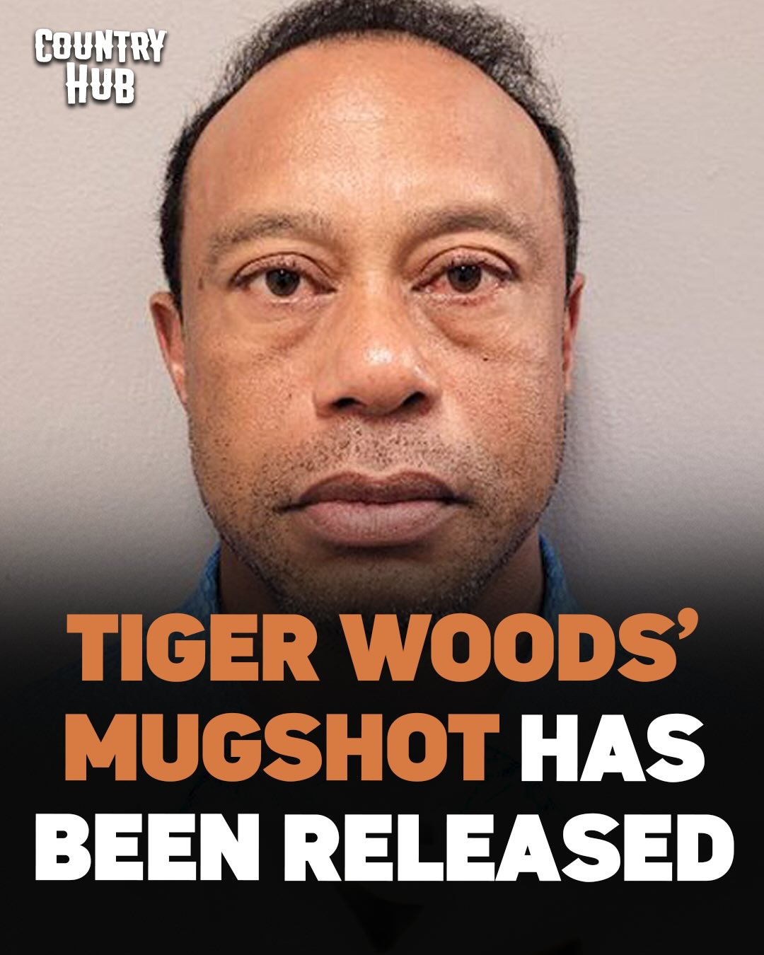 Tiger Woods’ mugshot has been released following his arrest earlier today‼️

He was charged with a DUI after a rollover car crash

According to the sheriff, Tiger took an alcohol test that registered 0%, and authorities believe he was under the influence of medication, not alcohol