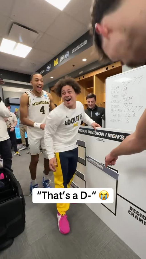 Michigan wasn’t feeling the bracket stamp 😭😭😂 #MarchMadness