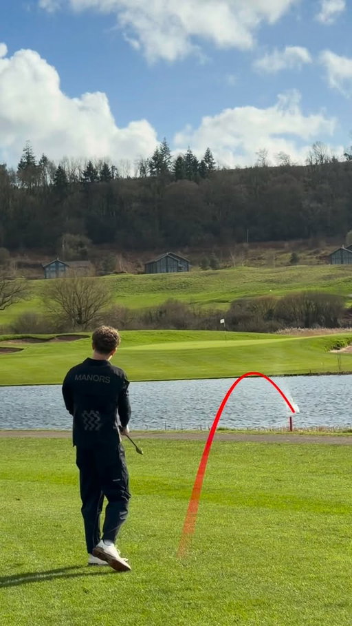 Serious divot 

#golf #golfer #golfing #masters #golfswing
