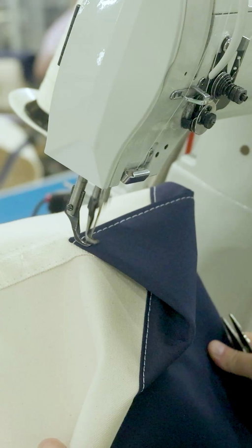 Spend a day in our Brunswick, Maine, manufacturing facility with Robin, an expert Boat & Tote stitcher with 3 decades of experience.
