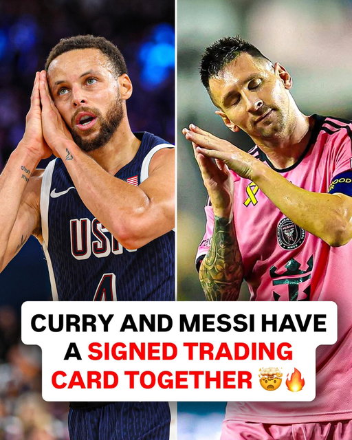 When Lionel Messi pulled out Steph Curry’s iconic “night night” celebration 🥶

Two of the greatest athletes of all time on one card 🔥