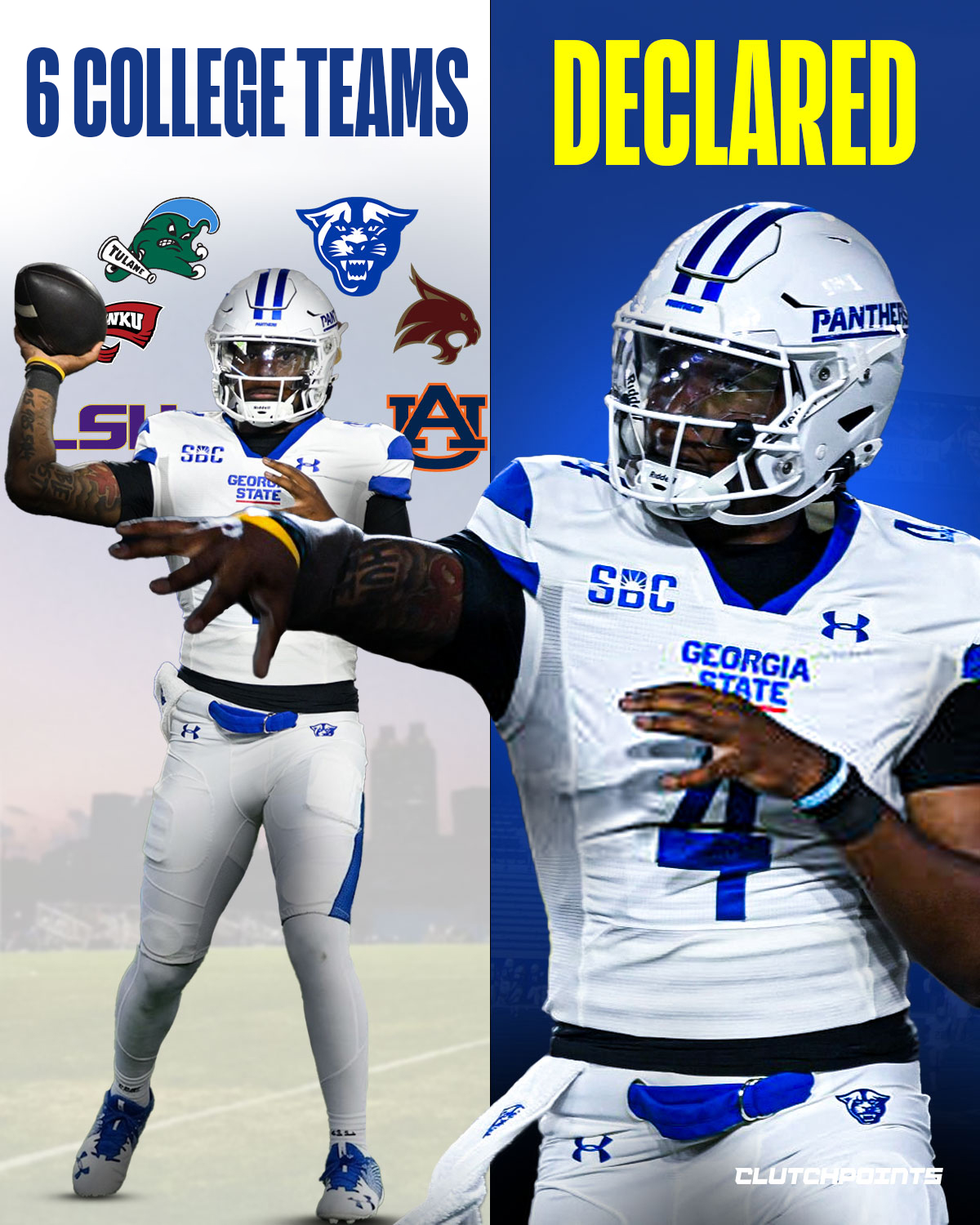 TJ Finley is officially closing the book on his NCAA eligibility.

 The 24-year-old quarterback has declared for the 2026 NFL  Draft, choosing to bet on his professional potential instead of suiting up for a seventh collegiate program. 

Finley’s journey through the transfer portal is officially one for the history books. 

Since 2020, he has worn more logos than some players see in a lifetime:

LSU (2020)
Auburn (2021-2022)
Texas State (2023)
Western Kentucky (2024)
Tulane (2025)
Georgia State (2025)
Incarnate Word (Committed Jan 2026, but opted out) 

Finley finishes his collegiate run with 7,372 passing yards and 43 touchdowns. 

While his path has been unconventional and marked by frequent moves, his arm talent and experience across multiple offensive systems make him an intriguing late-round flyer or high-priority undrafted free agent. 

The "Seventh Stop" at Incarnate Word wasn't meant to be. 

TJ Finley has decided that after six years and six different jerseys, it’s time to see if his game can translate to Sundays.