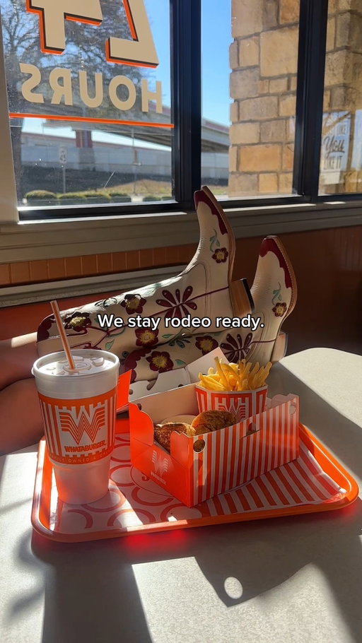 This is how we do burger runs. 🍔👢