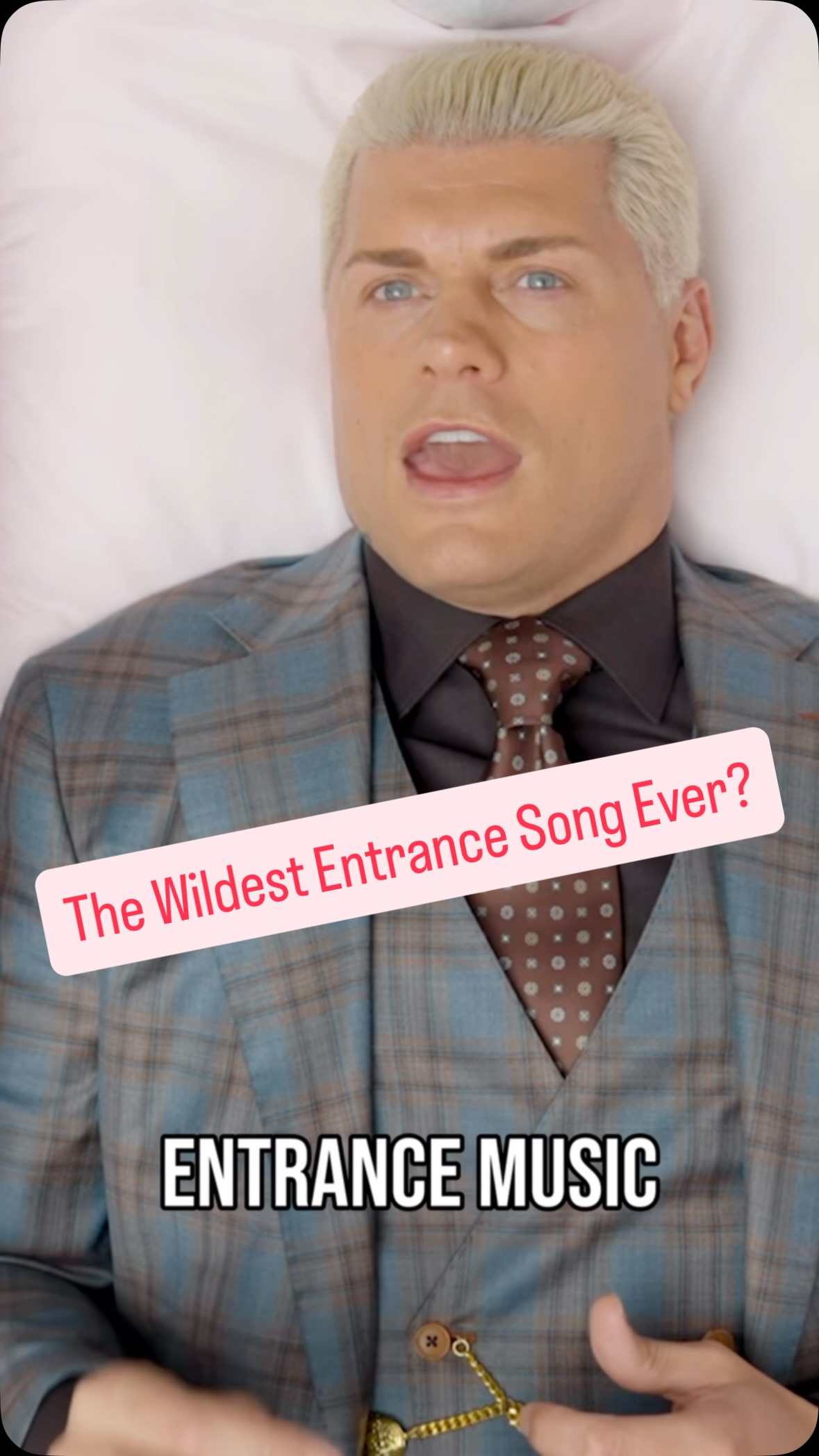 Cody Rhodes original entrance music was WHAT!? What would be yours?