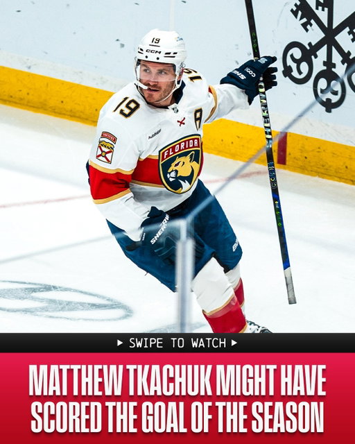 A BETWEEN-THE-LEGS GOAL?!

ARE YOU KIDDING, MATTHEW TKACHUK?! 🙀
