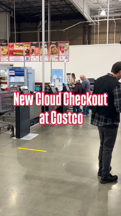 New Scanny Scanny Cloud Checkout at the Costco next to the corporate hq in Issaquah WA ☁️ 🛒 💵 #costco #tech