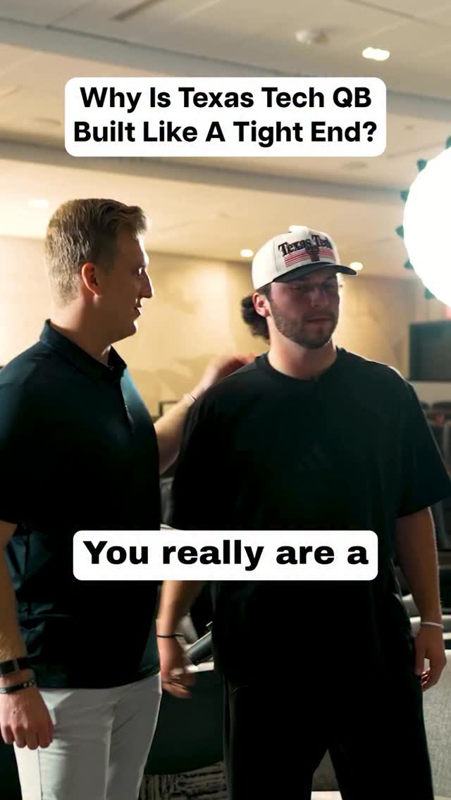 Was fun talking with new Texas Tech QB Brendan Sorsby.

He told me he’s 235 pounds and attacking the offseason weight room as he gets to know his new team.

Interview with Brendan coming soon.