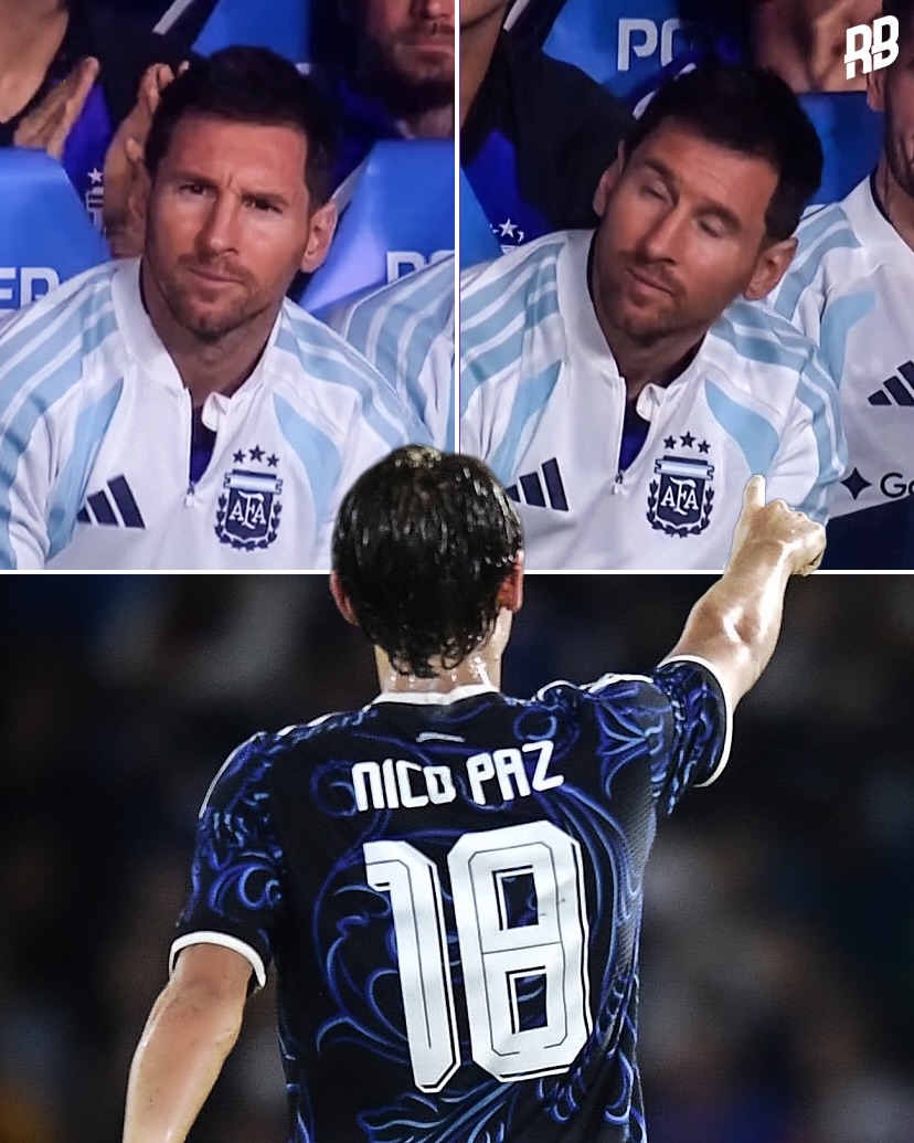 This is sick… Nico Paz scored his first international goal for Argentina with an impressed Lionel Messi watching on 👀😮‍💨

The 21-year-old has been balling out in Serie A for Como all season and we’ll surely be seeing him at the World Cup… could this summer be the passing of the torch? Paz is elite. 🪄🇦🇷

Congrats bro @nicopaz1o 👏🏽