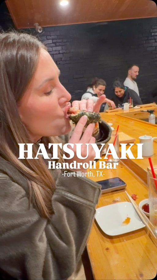 Expectations were almost impossibly high when we walked into @hatsuyukifw. 

People saying it’s the best restaurant in Fort Worth. That customers fly into Fort Worth just to eat here. That it’s (gasp) better than Tatsu?!?!

But it’s hard to deny the bit of magic here. It does feel special and it’s almost hard to put my finger on why. And yes, it’s every bit as delicious as people told me it was. It surpassed my high expectations. 

There’s like 100 things on the menu here, but here’s what I will definitely need to eat when I go back (save this for when you go):

-red crab nigiri (MUST…get like 4)
-salmon belly nigiri
-toro hand roll
-gindara (black cod) nigiri
-chu toro nigiri
-cherry blossom kanpachi (amberjack) nigiri
-spicy tuna handroll
-shrimp katsu handroll
-crab hand roll
-kinki (thornyhead) nigiri

Get there early, or you’re gonna wait.