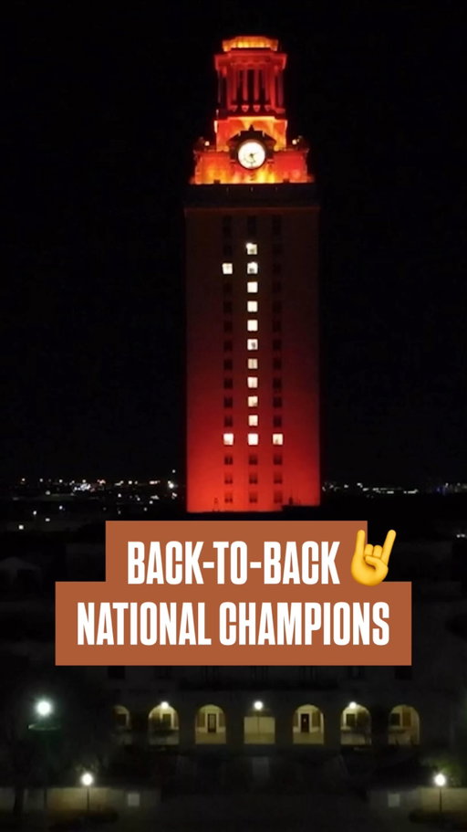 the Natty stays in Austin 🤘

#HookEm