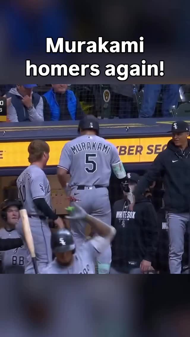 Munetaka Murakami has homered in every MLB game he has played in