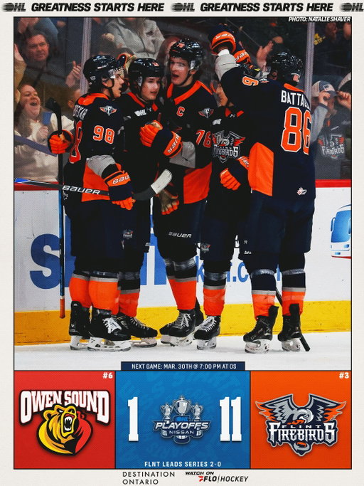 The 'Birds outdo themselves in Game 2🔥

#FLNTvsOS | #OHLPlayoffs