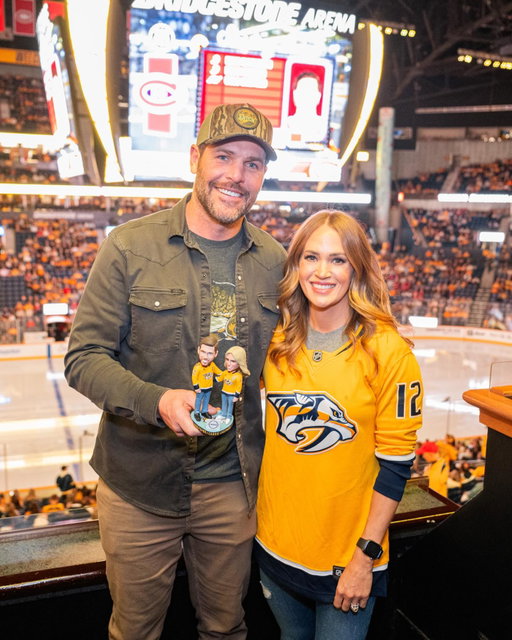 Smashville legends in the house tonight 🤩

Welcome back @mfisher1212 & @carrieunderwood!