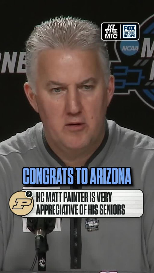 Purdue HC Matt Painter reacts to the season-ending loss and reflects on his seniors’ experience at Purdue and their contributions to the program.