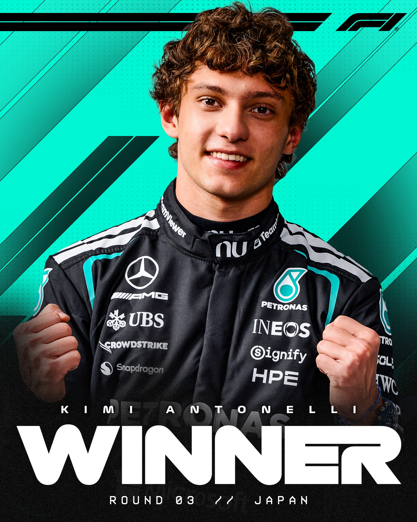 BACK-TO-BACK WINS FOR KIMI ANTONELLI!!!

THE TEENAGER LEADS THE DRIVERS' CHAMPIONSHIP 🤯

#F1 #Formula1 #JapaneseGP @kimi.antonelli @mercedesamgf1