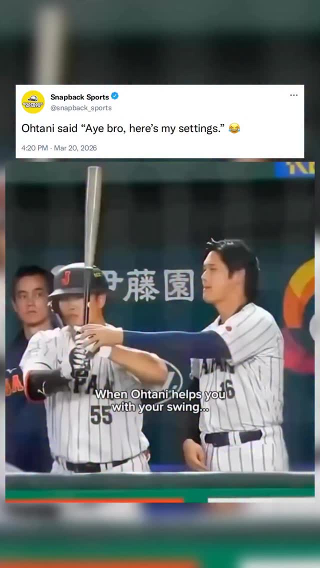 Shohei is actually a once in a generation player 😳

Shohei Ohtani isn’t just the best baseball player alive — he’s doing something that the sport genuinely thought was impossible in the modern era.

Pitching and hitting at an elite level in MLB simultaneously isn’t just hard — it’s something teams, scouts, and analysts had essentially written off as a relic of a bygone era. Ohtani didn’t just bring it back, he brought it back at an MVP level on both sides, which is the kind of thing that makes you question everything you thought you knew about player development and specialization.

The records he’s broken, the hardware he’s collected, and the sheer joy he plays with make him must-watch TV every single time he steps on the field. Future generations are going to look back at this era and not fully believe the stats were real. He’s that good.

(Follow @snapbacksports_ for more)