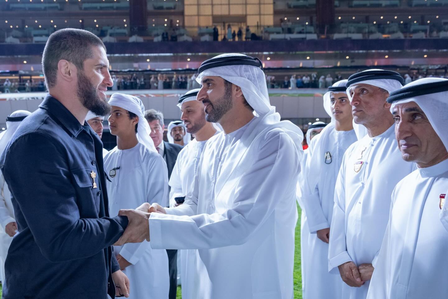 A great experience at the Dubai World Cup 🐎 🇦🇪 
First time in my life 

It was a pleasure to meet His Highness Hamdan bin Mohammed bin Rashid Al Maktoum