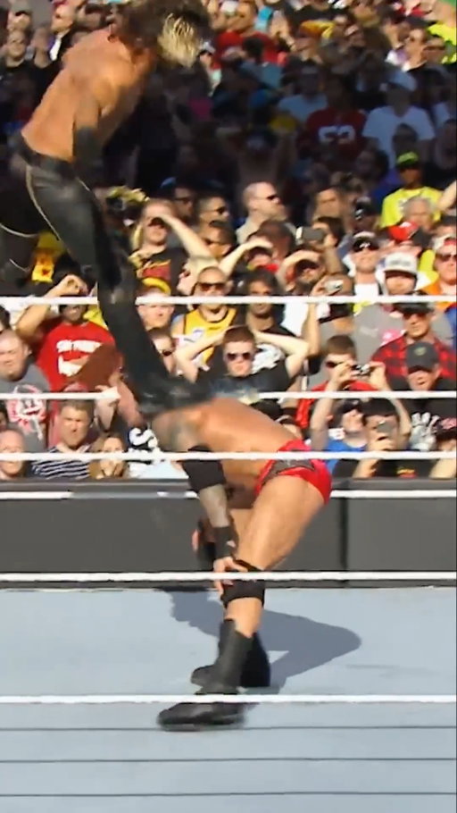 Randy Orton left the WWE Universe and Seth Rollins speechless when he delieved an incredible RKO 11 years ago! #wwe #smackdown