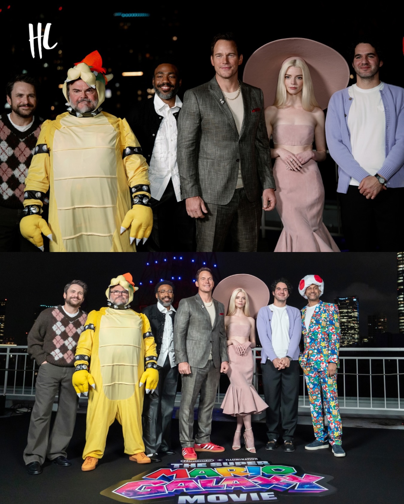 Ready to power up! 🎮💫 The cast of ‘Super Mario Galaxy’ posed together on their adventure at the Tokyo photocall.
(📸: Getty Images)