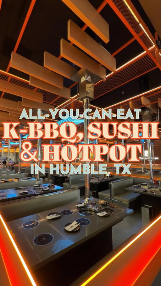 HOUSTON’S FIRST ALL-YOU-CAN-EAT HOTPOT, SUSHI, & KBBQ 🥓🥘 Y’all, there’s a new place that opened up in Humble with all-you-can-eat Korean BBQ, sushi, hotpot, and seafood! 🦀 Not only is @yamakitchen.official’s quality impeccable (especially the KBBQ meats!), but the interior is stunning and spacious, there’s an unlimited hot foods bar, and a full bar with a great happy hour. 🍹 This place is great for groups and families! 

PRICING
🥓 Lunch (Mon–Fri, 11AM–3PM) | $20.99 per person (+$5 for both KBBQ & hotpot)
🥘 Dinner | $32.99 per person
🍹 Happy Hour (Mon–Fri, 3PM–6PM + all day Sat–Sun) | deals vary ($3 boba, $5 wine, $5 margs, etc.)

📌 SAVE THIS POST AND TAG WHO YOU’RE BRINGING!
——
📍: @yamakitchen.official (Humble, 224 Farm to Market 1960 Bypass Rd E)

#allyoucaneat #hotpot #sushi #houstonfood #houston
