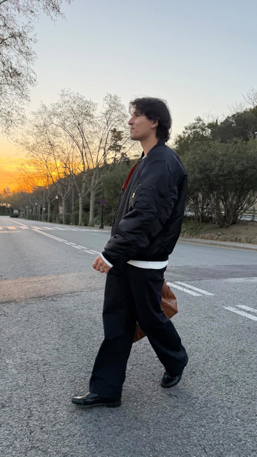 He is looking for inspo