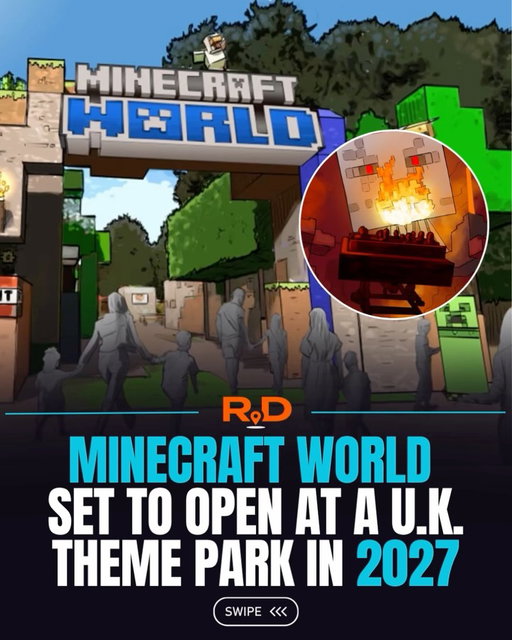 Minecraft is becoming real in 2027… and it’s happening in the UK

The first ever Minecraft World is being built at Chessington World of Adventures, turning the game into a full scale theme park you can actually walk through. Think iconic biomes, mobs brought to life, and even a world first Minecraft roller coaster.

It’s a full land designed to feel like you just stepped inside the Overworld with interactive experiences, shops, and everything built to match the game we all grew up on.

Would you actually travel for this?

🎥 Credit: @chessingtonworldofadventures @Minecraft
🎵 credit: C418- Minecraft