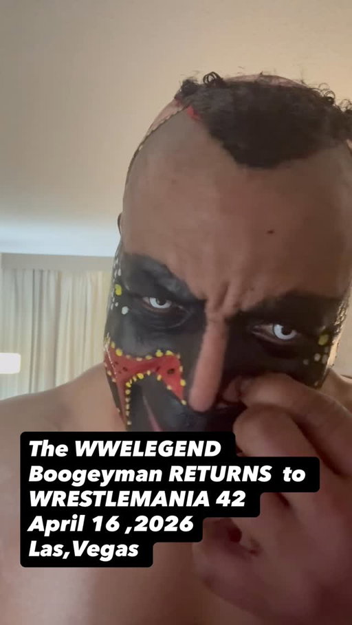 The Boogeyman returns to WRESTLEMANIA 42 APRIL 16 2026 Las,Vegas,Nevada 
WRESTLEMANIA XCESS (Funko Pop)