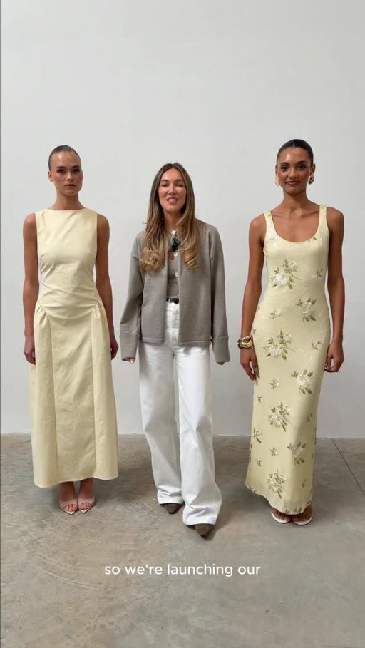 Two dresses, endless summer moments 💛

From destination weddings to golden hour plans, @sammyjfrost ‘s favourites from Beyond The Blues are all about effortless impact.

Minimal effort. Maximum impact.✨

Launching 01.04.26
