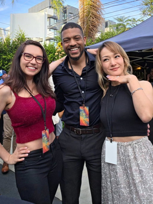 When @reinascully invites you to a film festival, you go to the festival! 🎉 (and have the best time seeing friends you haven't seen in ages! It was like a mini Sourcefed reunion 🥰)

I love how everyone has been THRIVING 😍 and congrats to @jordanburbank7 for throwing a killer event! 

#anthologyio #friendreunion #talentedfriends