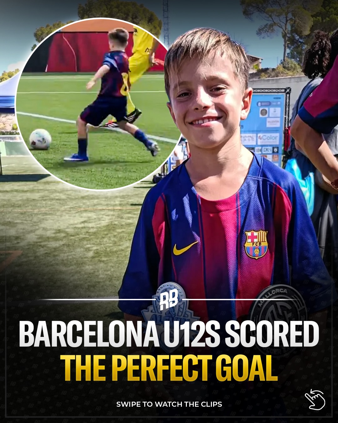 Nah this is crazy… Barca U12s actually scored the perfect goal at La Liga Futures the other day… lil bro really started the move with a nutmeg and then got final touch to score it 😮‍💨

Swipe to see the vid… Hugo Galdeano scored the goal and has been getting a lot of love of the timeline… looks like a proper old school Barca player. Deffo gonna be seeing him rising up the youth levels over the next years 🔝 

Been so many sick vids coming from La Liga Futures over the last few days… class to see these young ballers given the opportunity 👏🏽👏🏽

🎥 @laliga @laligafutures