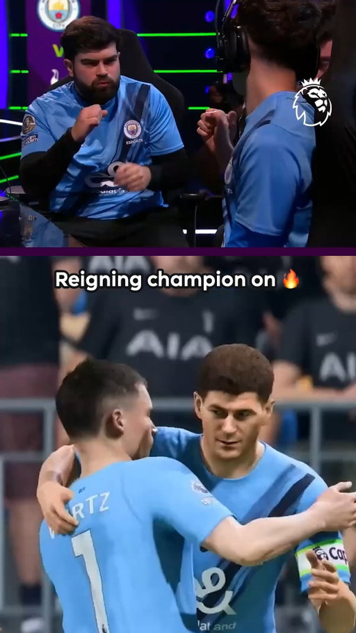 There's no stopping the reigning champion @matiasbonanno9 #ePremierLeague @mancity