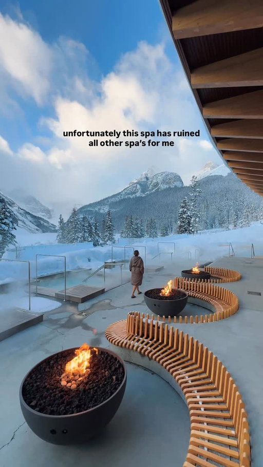 The most beautiful spa I’ve ever experienced 

@basinglacialwaters at @fairmontcll