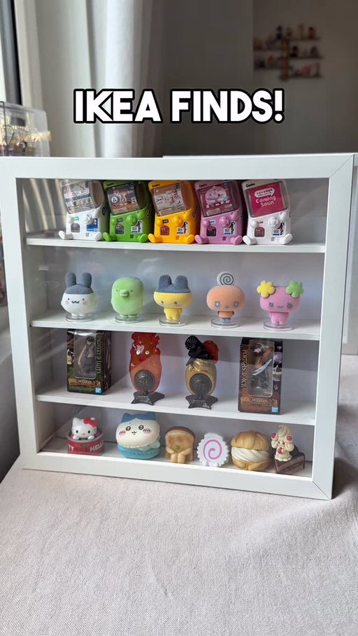 This is the best #ikeahacks for #gacha and trinkets lovers! #ikeaikeafinds #capsuletoy #miniature